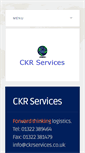 Mobile Screenshot of ckrservices.co.uk